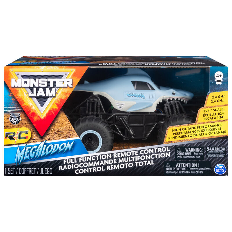 Imagen 1 - Coche Radio Control Megalodon Rc Monster Jam 1:24