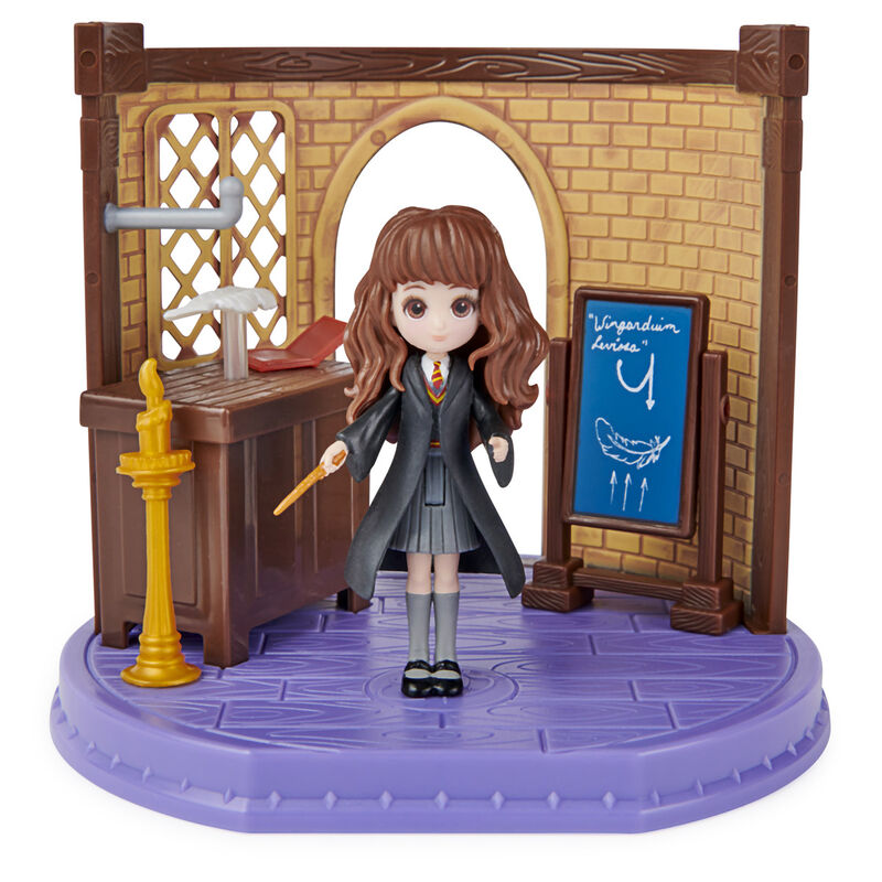 Imagen 1 de Aula Encantamientos Magicos + Figura Hermione Harry Potter 5Cm