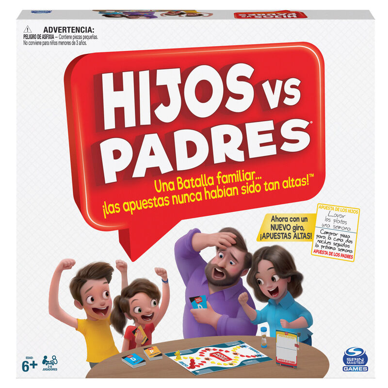 Imagen 1 - Juego De Mesa Hijos Contra Padres Español