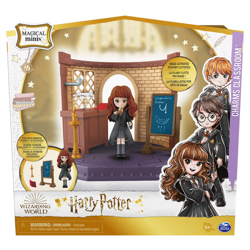 Imagen 2 de Aula Encantamientos Magicos + Figura Hermione Harry Potter 5Cm