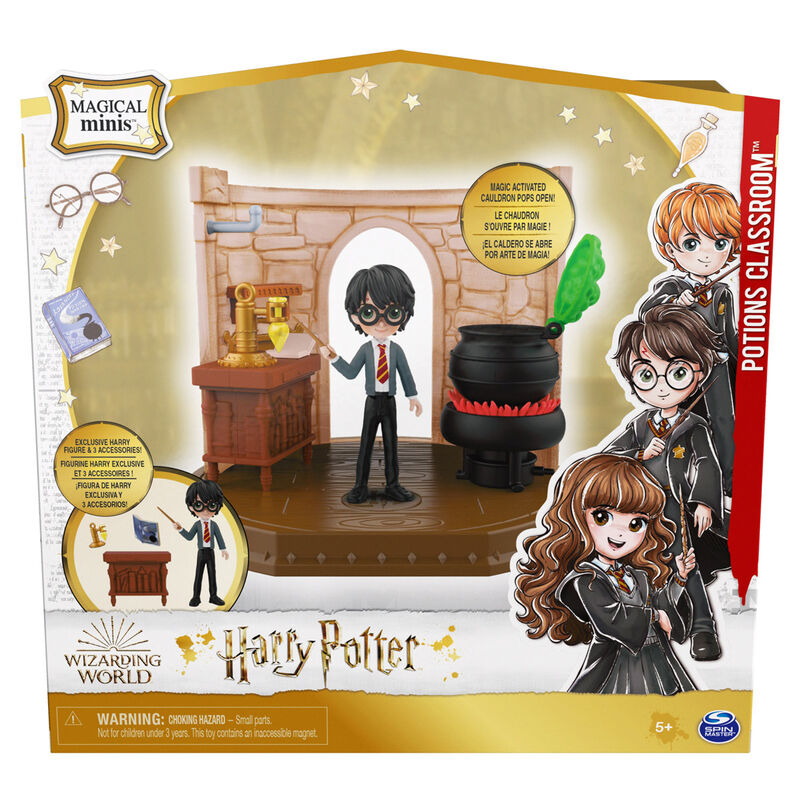 Imagen 6 de Diorama Magical Minis Aula De Pociones Harry Harry Potter Wizarding World