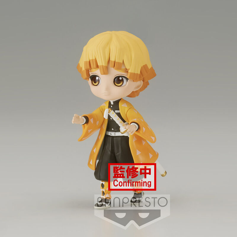 Imagen 1 de Figura Zenitsu Agatsuma Demon Slayer Kimetsu No Yaiba Q Posket Petit 7Cm