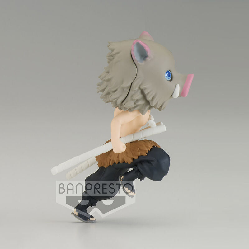 Imagen 4 de Figura Inosuke Hashibira Demon Slayer Kimetsu No Yaiba Q Posket Petit 7Cm