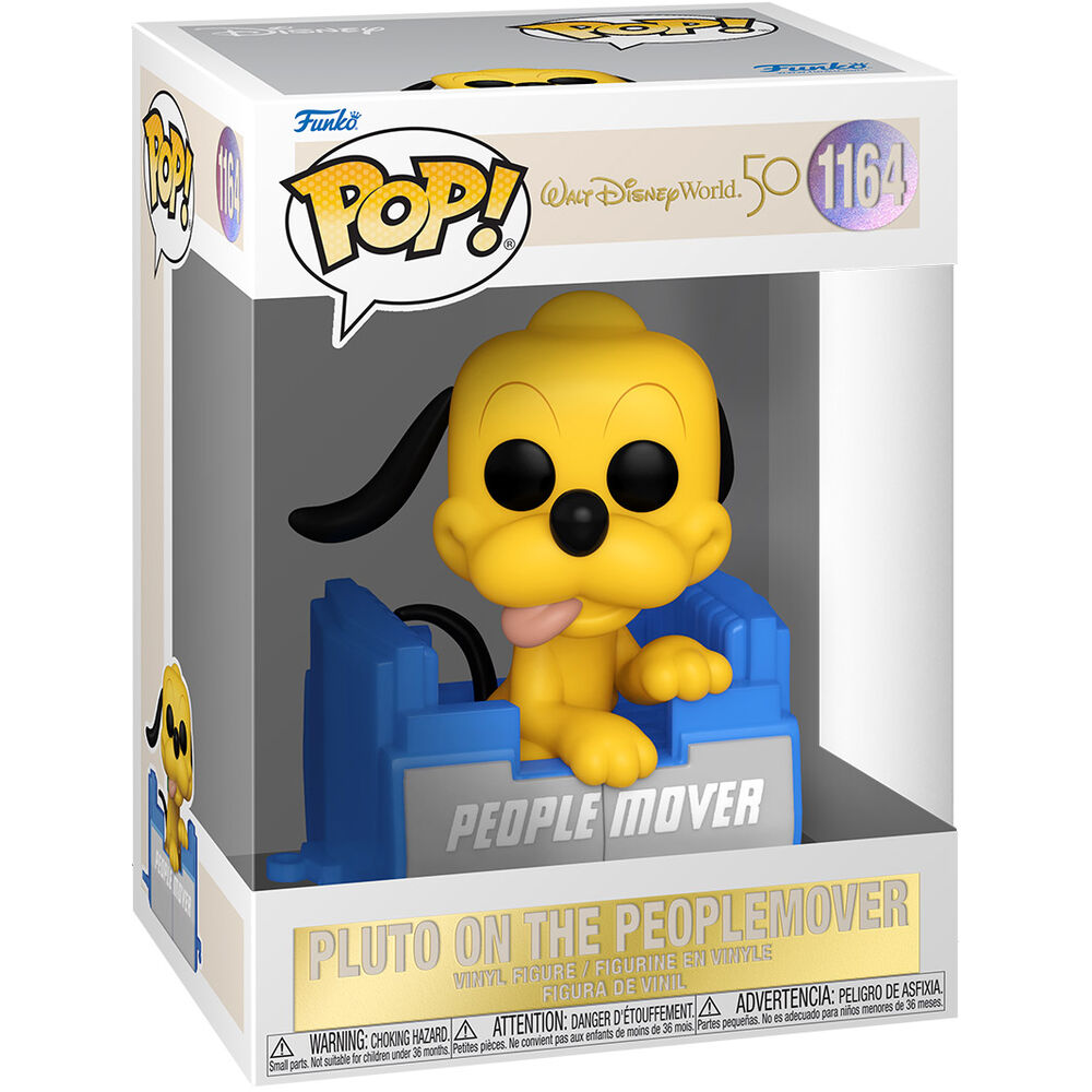 Imagen 3 de Figura Pop Disney World 50Th Anniversary Pluto People Mover