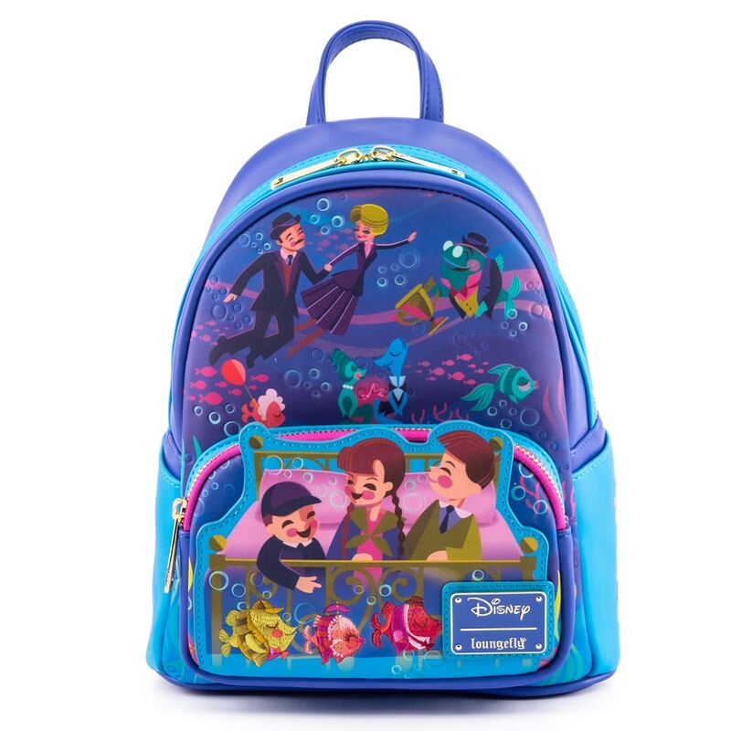 Imagen 1 de Mochila Bajo El Agua Bedknobs And Broomsticks Disney Loungefly 26Cm