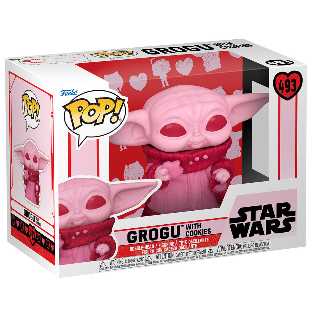 Imagen 3 de Figura Pop Star Wars Valentines Grogu