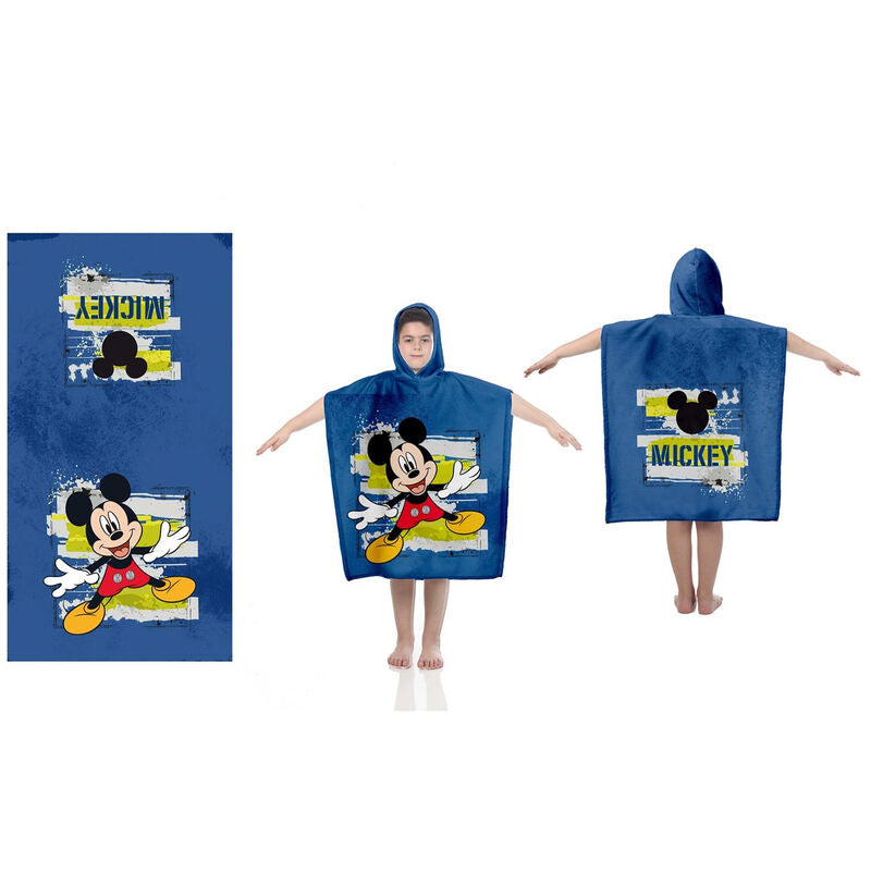 Imagen 1 de Poncho Toalla Mickey Disney Algodon