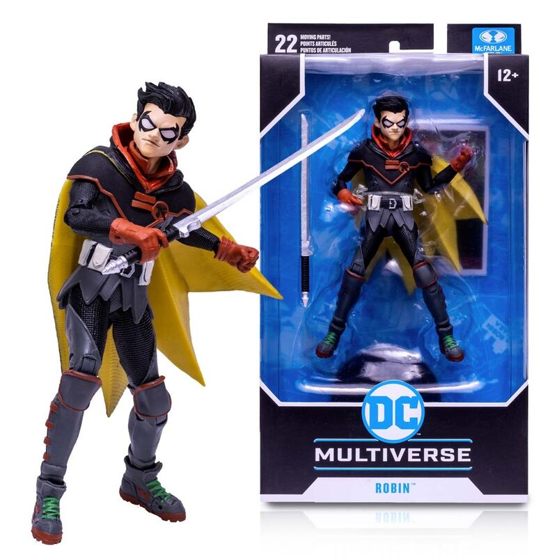 Imagen 1 de Figura Robin Damian Wayne Multiverse Dc Comics 18Cm