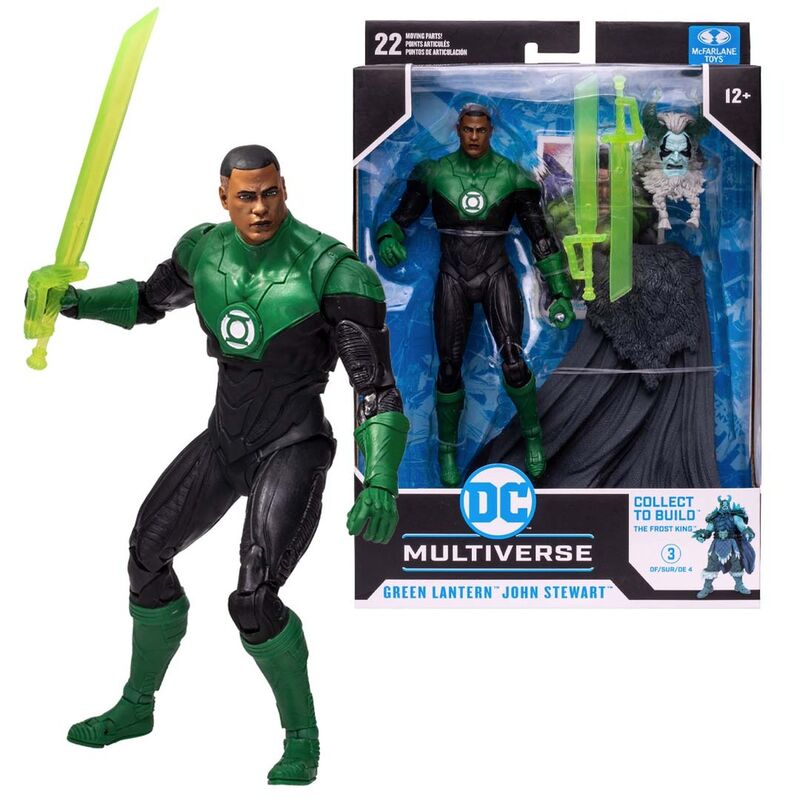 Imagen 1 de Figura John Stewart Green Lantern Multiverse Dc Comics 18Cm