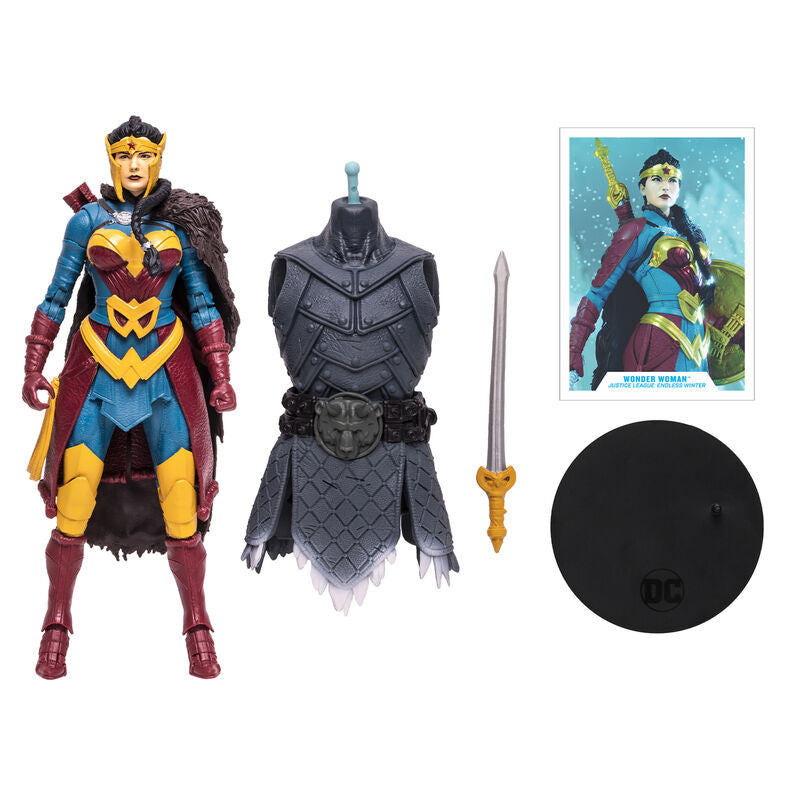 Imagen 6 de Figura Wonder Woman Endless Winter Multiverse Dc Comics 18Cm