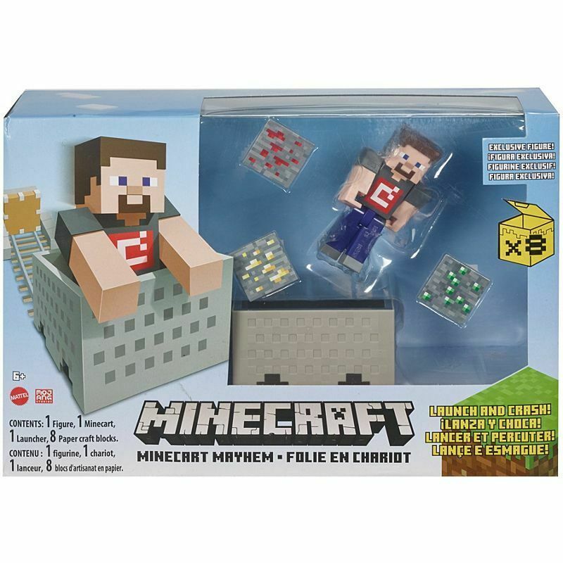 Imagen 4 de Figura Steve Vagoneta Explosiva Minecraft