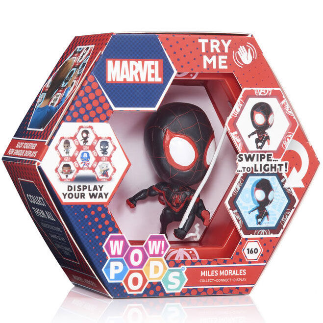 Imagen 1 de Figura Led Wow! Pod Miles Morales Marvel