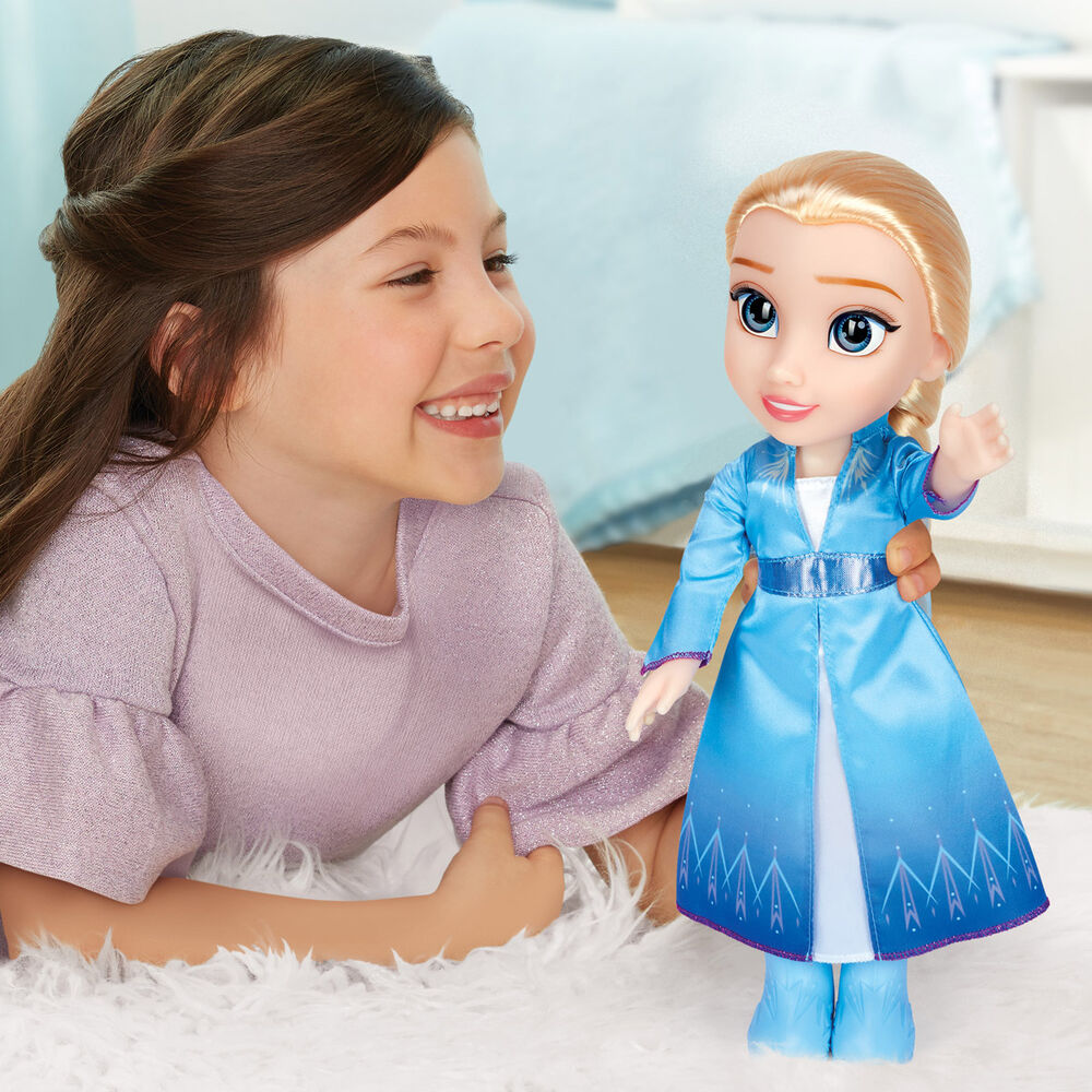 Imagen 5 de Muñeca Elsa Reina De Las Nieves Frozen 2 Disney 38Cm 2