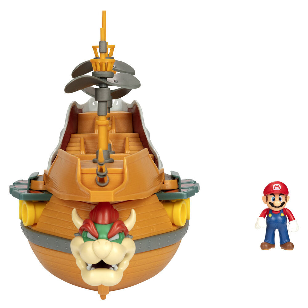 Imagen 4 de Playset Deluxe Aeronave Bowser Super Mario Nintendo