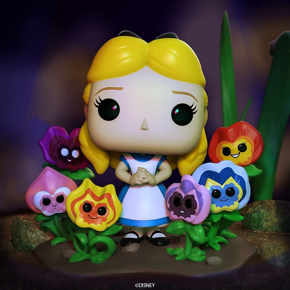 Imagen 3 de Figura Pop Disney Alicia En El Pais De Las Maravillas 70Th Alice With Flowers