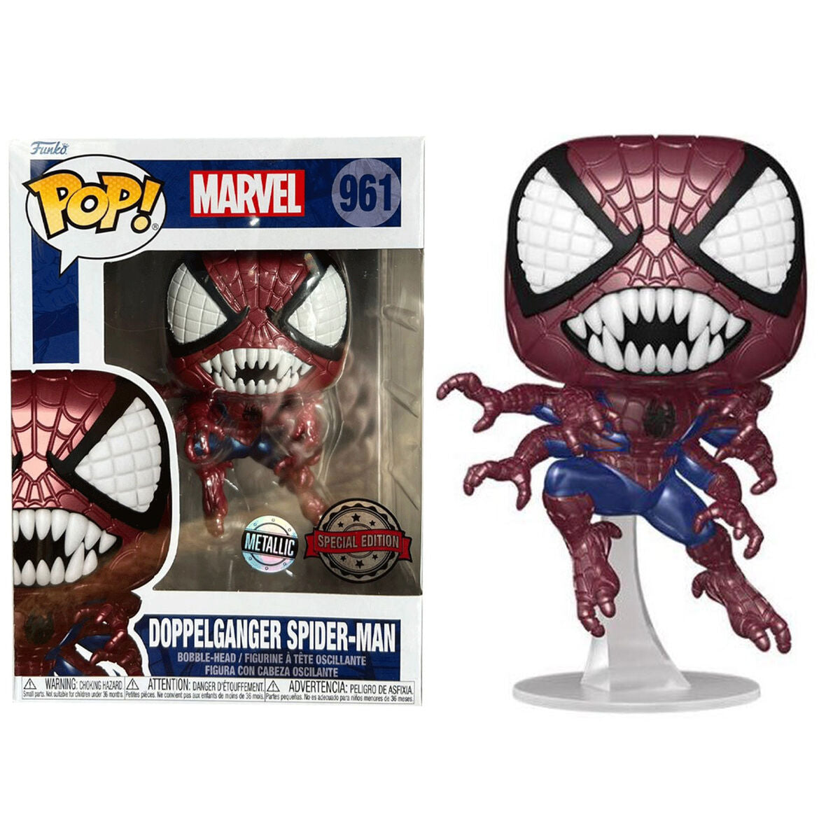 Imagen 1 de Figura Pop Marvel Doppelganger Spiderman Exclusive