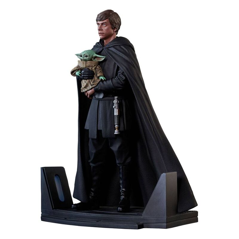 Imagen 1 - Figura Luke Skywalker And Grogu The Mandalorian Star Wars 25Cm