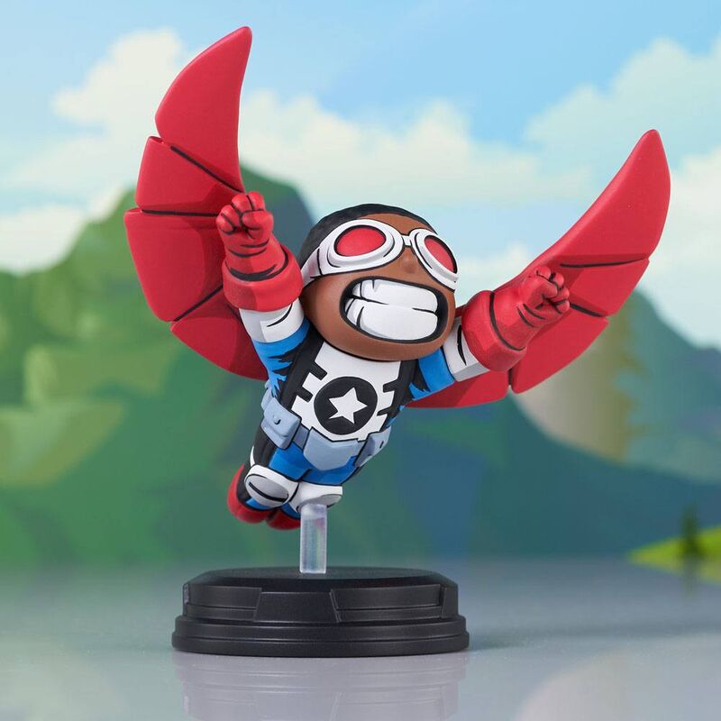 Imagen de Figura Falcon Los Vengadores Avengers Marvel Animated 13Cm parte de nuestra colección en Espadas y más, sitio oficial.