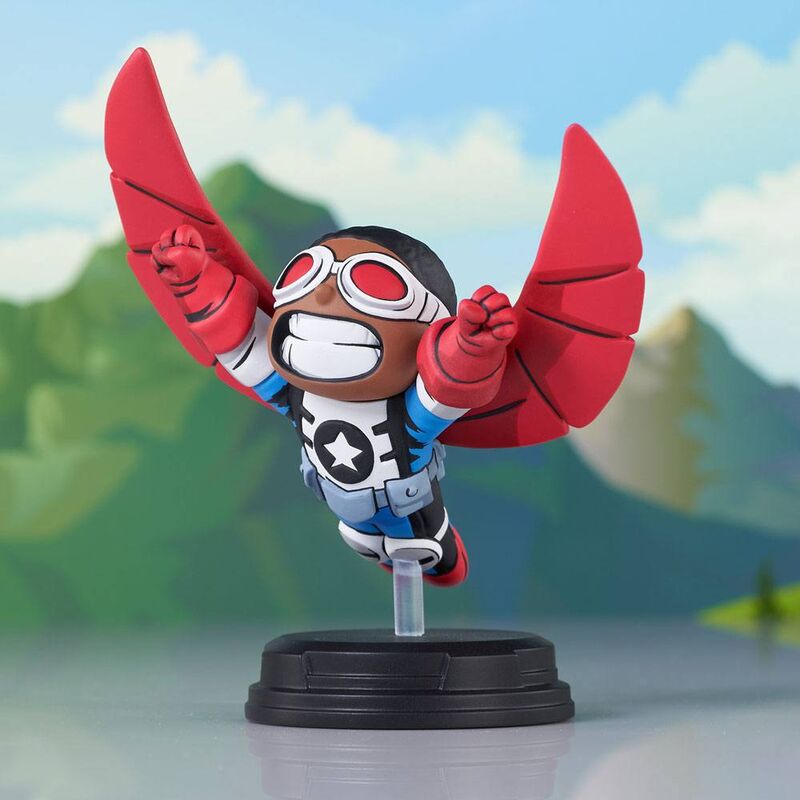 Imagen de Figura Falcon Los Vengadores Avengers Marvel Animated 13Cm parte de nuestra colección en Espadas y más, sitio oficial.