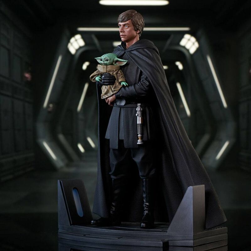 Imagen 5 - Figura Luke Skywalker And Grogu The Mandalorian Star Wars 25Cm