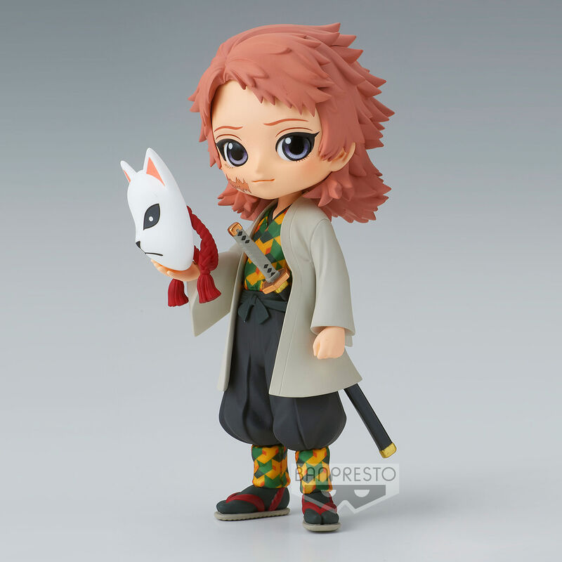 Imagen 2 - Figura Sabito Ver.a Demon Slayer Kimetsu No Yaiba Q Posket 14Cm