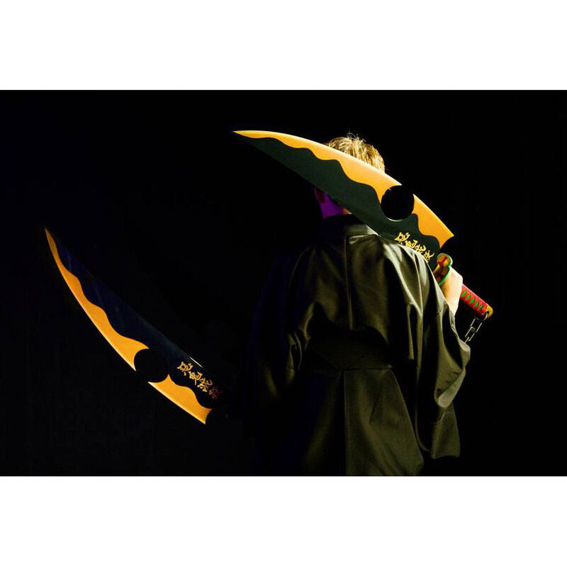 Imagen 3 de Replica Espadas Nichirin Tengen Uzui Demon Slayer Kimetsu No Yaiba 110Cm