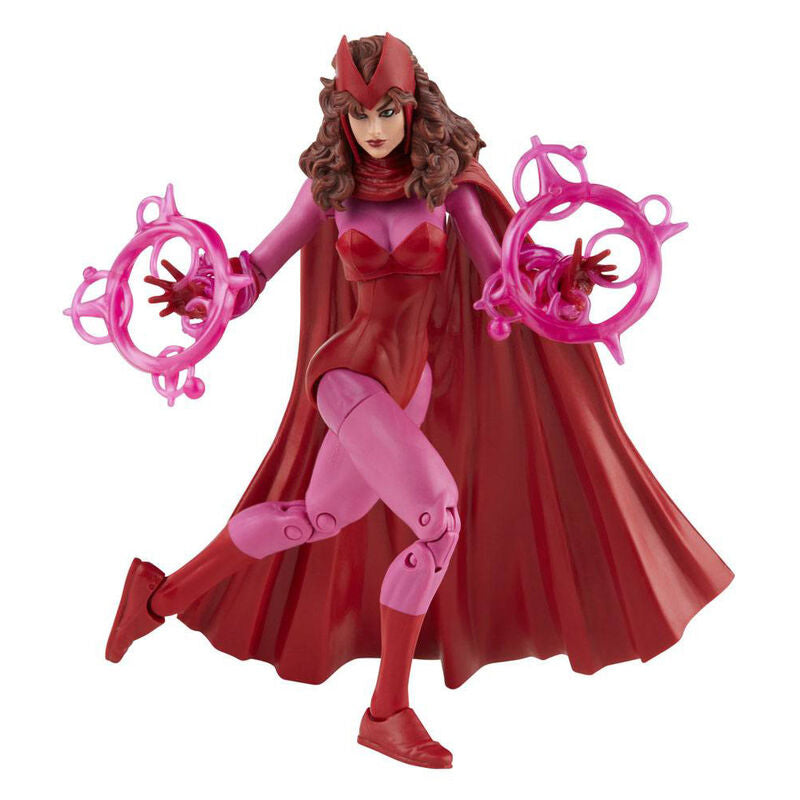 Imagen 3 de Figura Scarlet Witch Retro Marvel Legends 15Cm