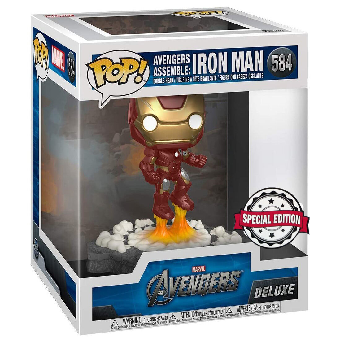 Imagen 3 de Figura Pop Marvel Avengers Iron Man Assemble Exclusive