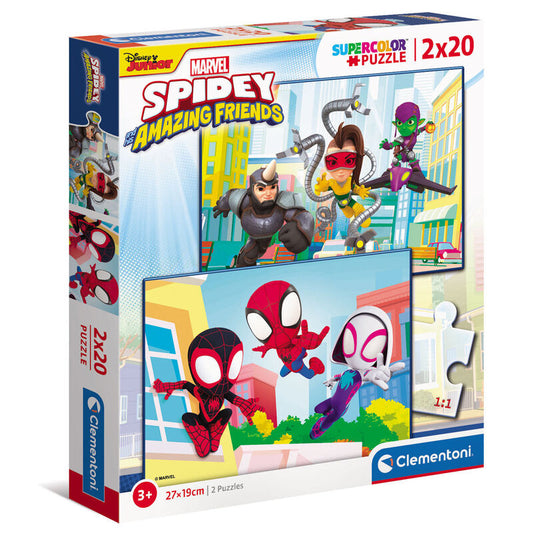 Imagen 1 - Puzzle Amazings Friends Marvel 2X20pzs