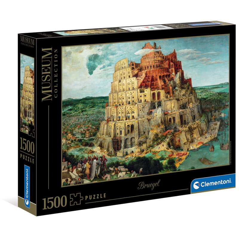 Imagen 1 de Puzzle La Torre De Babel Brueguel 1500Pzs