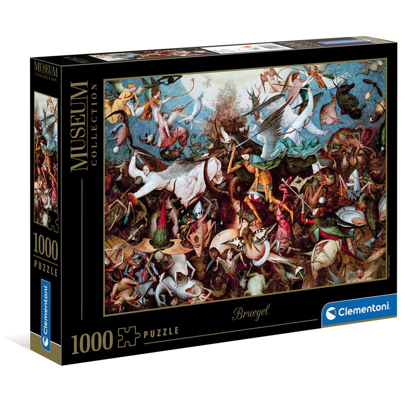 Imagen 1 - Puzzle La Caida De Los Angeles Rebeldes Bruegel 1000Pzs