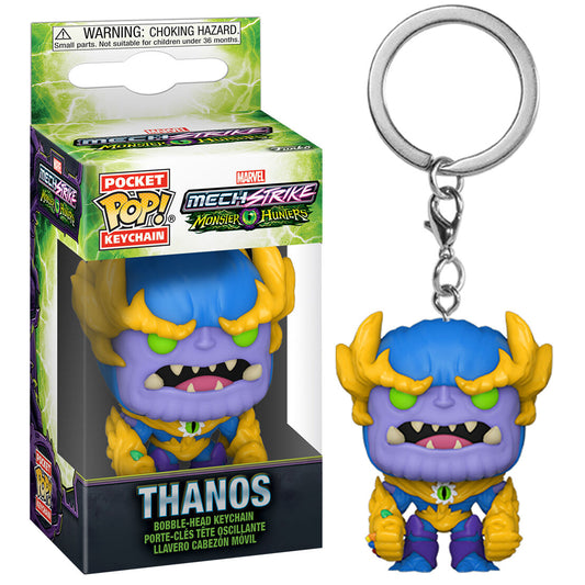 Imagen 1 de Llavero Pocket Pop Marvel Monster Hunters Thanos