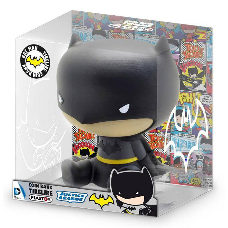 Imagen 1 - Figura Hucha Chibi Batman Justice League Dc Comics 16Cm