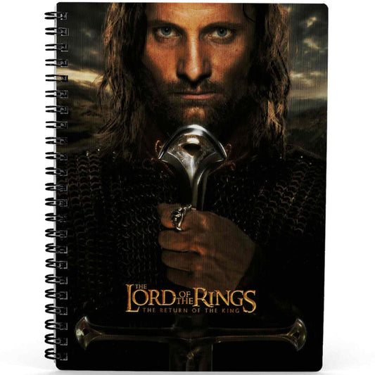 Imagen 1 de Cuaderno 3D Aragorn El Señor De Los Anillos