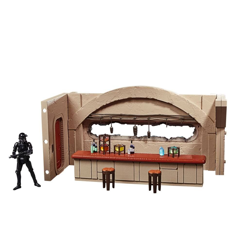 Imagen 3 de Escenario Nevarro Cantina + Figura Imperial Death Trooper Mandalorian Star Wars