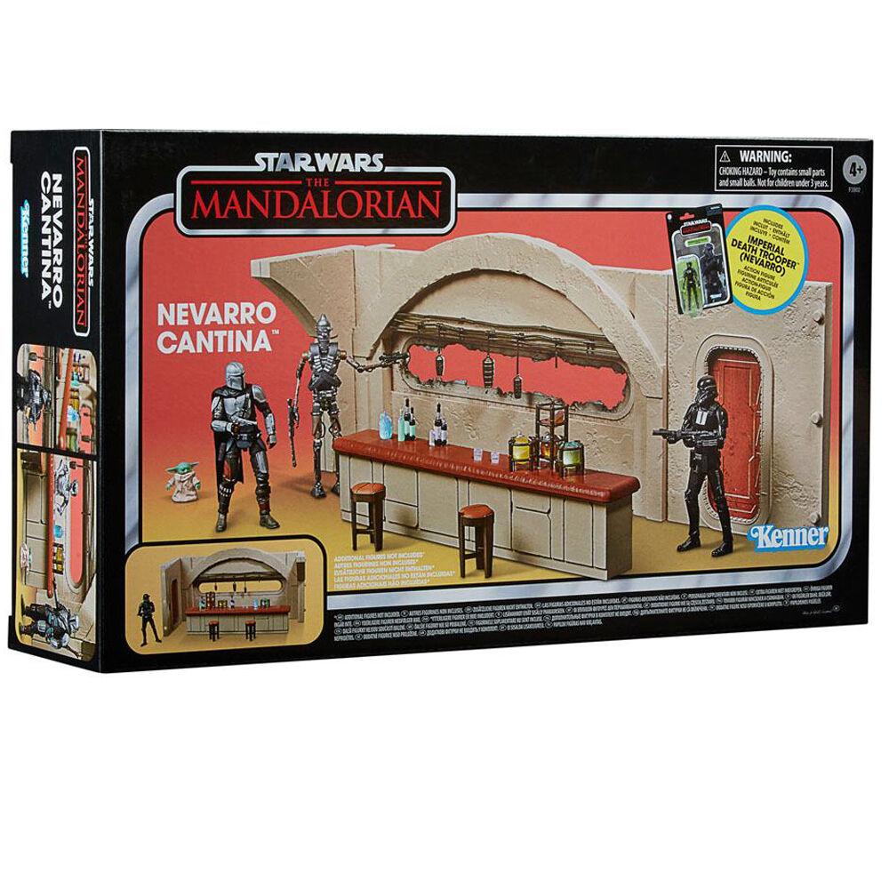 Imagen 1 de Escenario Nevarro Cantina + Figura Imperial Death Trooper Mandalorian Star Wars