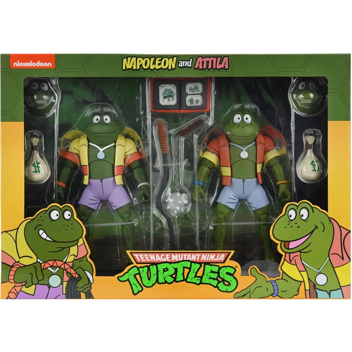 Imagen 5 de Blister Figuras Napoleon Y Atilla Tortugas Ninja 18Cm