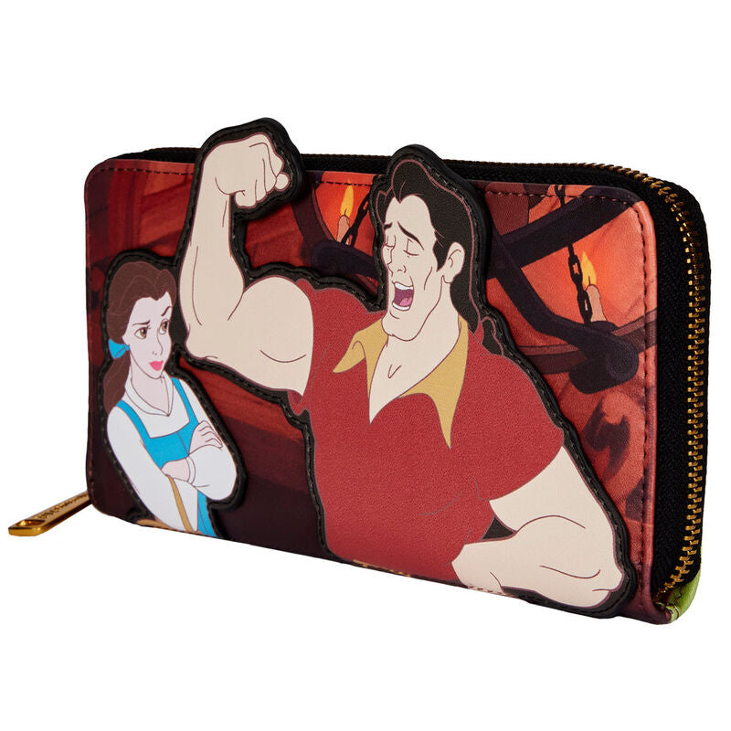 Imagen 2 de Cartera Villanos Escena Gaston La Bella Y La Bestia Disney Loungefly