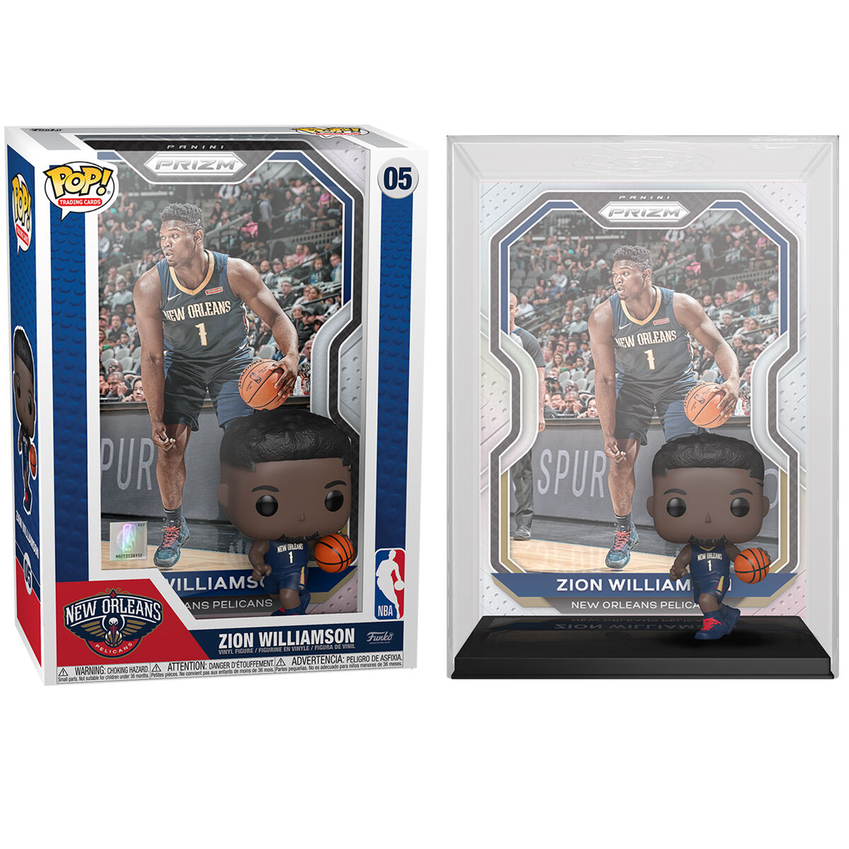 Imagen 1 de Figura Pop Trading Cards Nba Zion Williamson