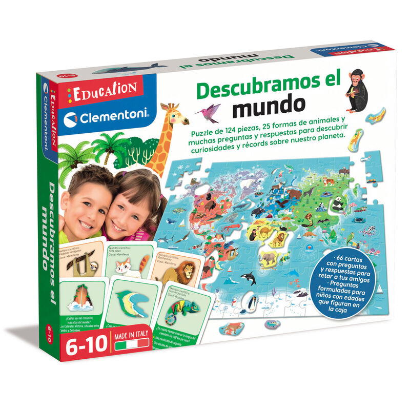 Imagen 1 de Puzzle Descubramos El Mundo 124Pzs