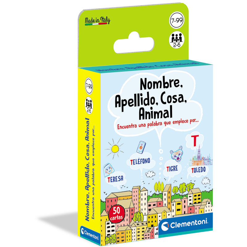 Imagen 1 - Juego Cartas Nombre Apellido Cosa Animal
