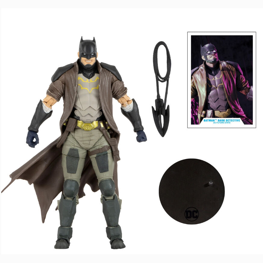 Imagen 2 de Figura Batman Dark Detective Multiverse Dc Comics 18Cm