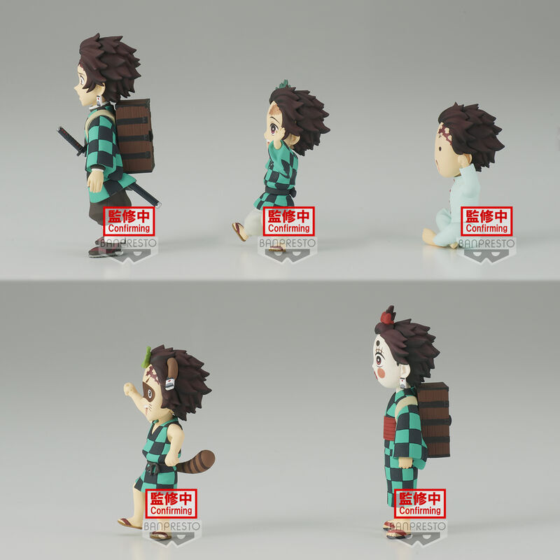 Imagen 2 de Pack 12 Figuras Tanjiro Kamado Demon Slayer Kimetsu No Yaiba 7Cm Surtido