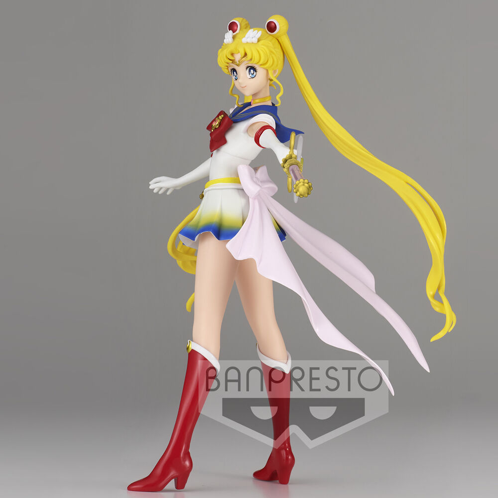 Imagen 1 - Figura Super Sailor Moon Ver.a Glitter Glamours Pretty Guardian Eternal The Movie Sailor Moon 23Cm