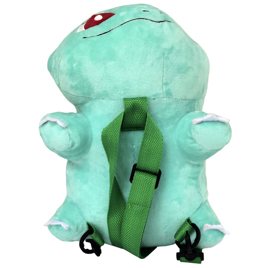 Imagen de Mochila Peluche Bulbasaur Pokemon 36Cm parte de nuestra colección en Espadas y más, sitio oficial.