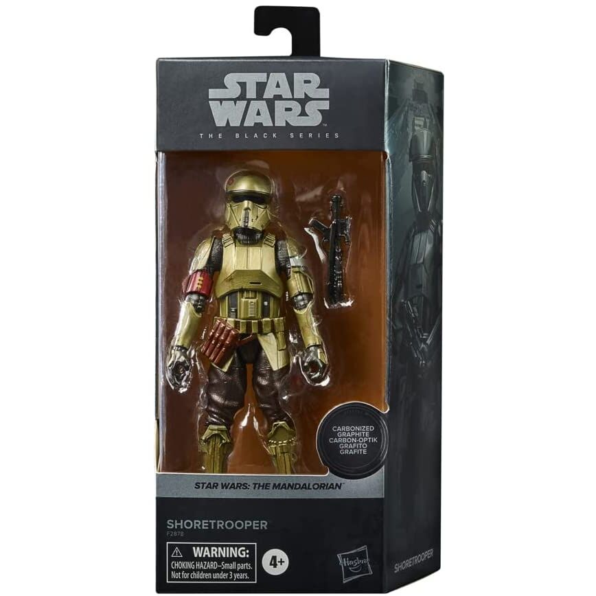 Imagen 6 de Figura Shoretrooper Carbonized Black Series Star Wars 15Cm