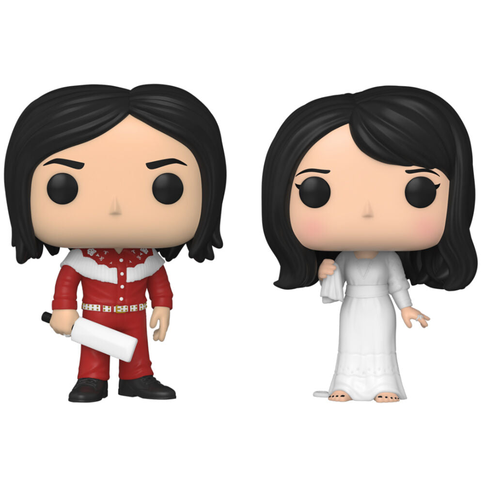 Imagen 2 de Blister 2 Figuras Pop The White Stripes Jack White And Meg White