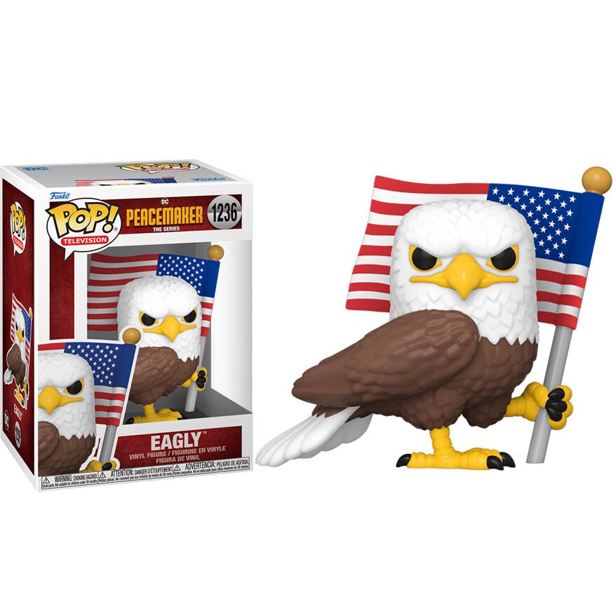 Imagen de Figura Pop Dc Comics Peacemaker Eagly parte de nuestra colección en Espadas y más, sitio oficial.