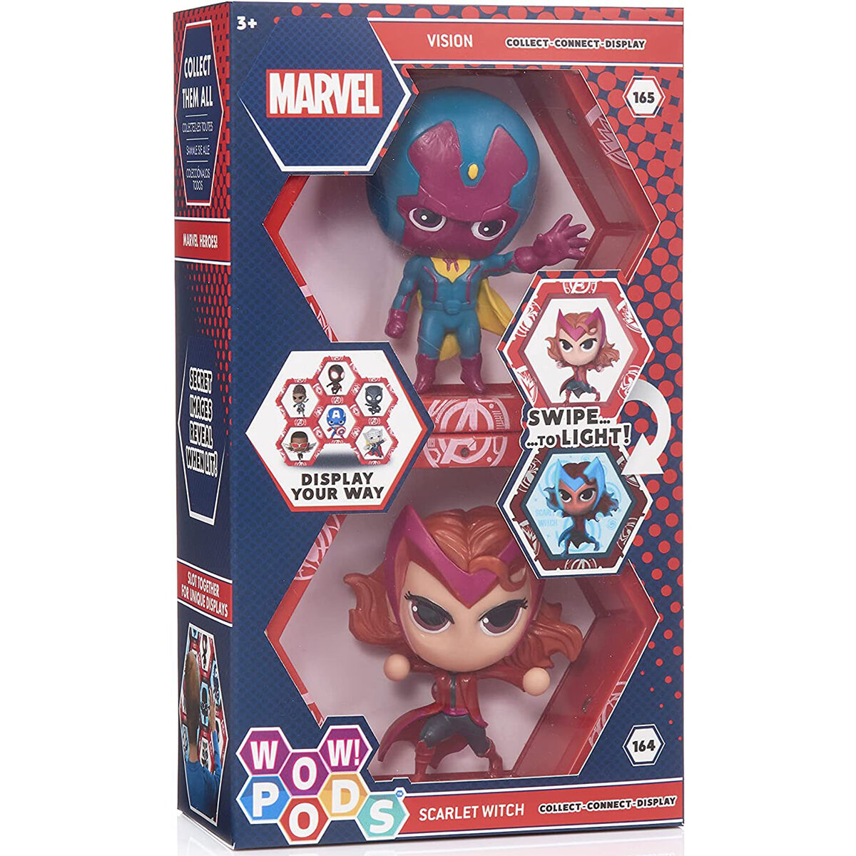 Imagen 1 de Set Figuras Led Wow! Pod Vision + Scarlet Marvel