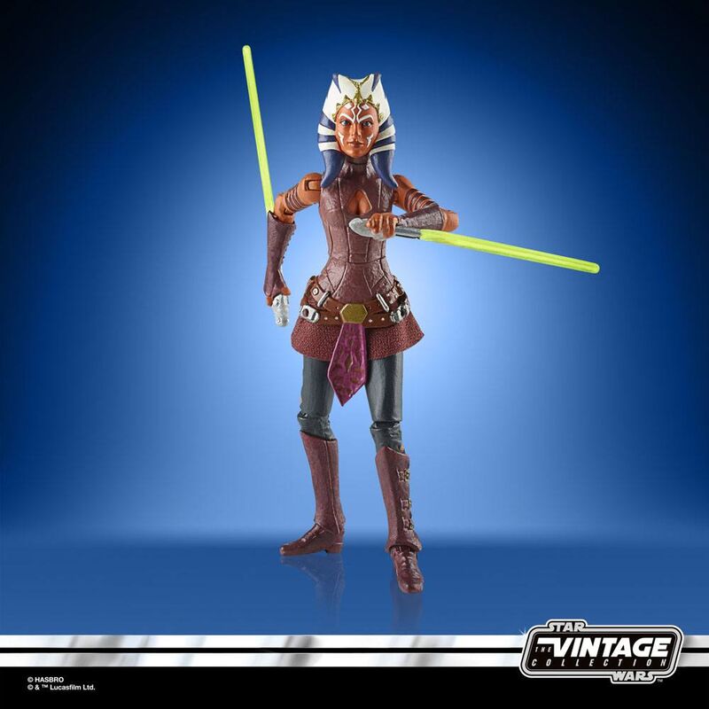 Imagen 2 de Figura Ahsoka Tano The Clone Wars Star Wars Vintage Collection 9,5Cm